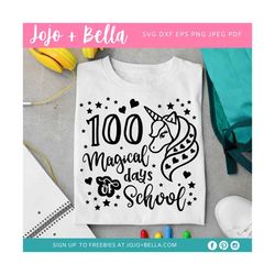 100 Days of School Svg, 100 Days Svg, 100th Day of School Svg, School Svg, 100 Magical Days Svg, Teacher, Svg Designs Fo