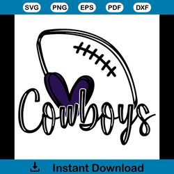 Dallas Cowboy Rugby Svg, Sport Svg, Dallas Cowboy Svg, Dallas Cowboy Logo Svg, Dallas Cowboy Fan Svg, Dallas Cowboy Fan