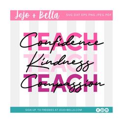 Teacher svg, Teach Kindness Svg, Teacher shirt svg, Heart svg, Love Teaching svg, Funny Teacher svg, Teacher gift idea,