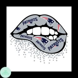 New England Patriots Inspired Lips Svg, Sport Svg, New England Patriots Svg, Sexy Lips Svg, New England Patriots Logo Sv