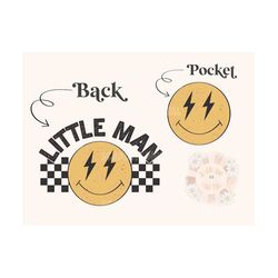 Little Man PNG Front and Back Bundle-Boy Sublimation Digital Design Download-grunge png, trendy boy png, boy png, edgy p