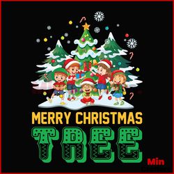 children merry christmas tree svg, christmas svg, christmas children svg