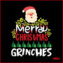 Merry Christmas Grinches Svg, Christmas Svg, Santa Face Svg, Grinches Svg
