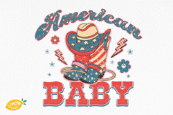 4th of July American Baby Sublimation