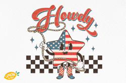 4th July Retro Cartoon PNG Sublimation