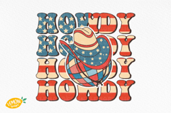 4th of July Howdy PNG Sublimation