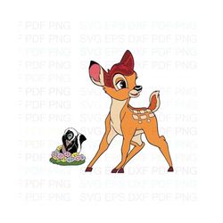 Bambi_0004 Svg Dxf Eps Pdf Png, Cricut, Cutting file, Vector, Clipart - Instant Download