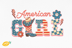 4th of July American Girl Sublimation