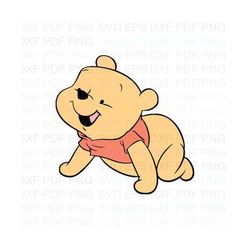 Baby_Pooh_Winnie_The_Pooh Svg Dxf Eps Pdf Png, Cricut, Cutting file, Vector, Clipart - Instant Download