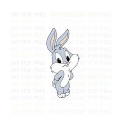 Baby_Bugs_Bunny_Baby_Looney_Tunes Svg Dxf Eps Pdf Png, Cricut, Cutting file, Vector, Clipart - Instant Download