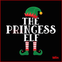 The Princess Elf Svg, Christmas Svg, Elf Princess Svg, Elf Svg, Princess Svg