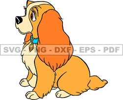 Disney Lady And The Tramp Svg, Good Friend Puppy,  Animals SVG, EPS, PNG, DXF 247