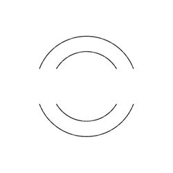 Double Circle Frame Svg, Circle Monogram Svg, Circle Split Name Frame, Circle Border. Vector Cut file Cricut, Silhouette