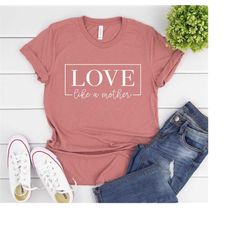 Love Like A Mother, Mom Shirt, Mom Shirts, Wifey Mama Boss Shirt, Funny Mom Shirt, Funny Moms Shirt, Mom Tank Top, Gifts