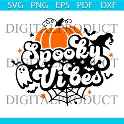 Spooky Vibes SVG, Funny Halloween SVG, Spooky Vibes PNG, Halloween SVG, PNG