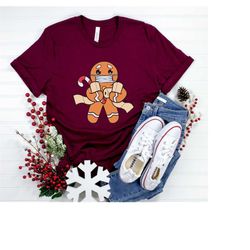 Gingerbread Men, Ginger Breadman, Toilet Paper, Matching Family Christmas Shirts, Women's Christmas Shirt, Christmas Mat