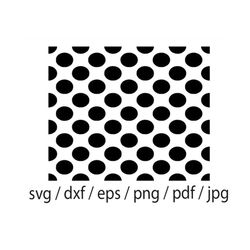 Polka Dot Pattern SVG Files | Polka Dot Pattern Cut Files | Dotted Pattern SVG Vector Files | Polka Dots Vector