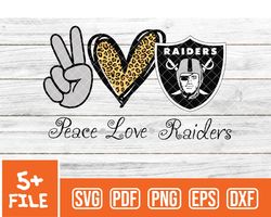 Raiders Svg , Peace Love  NfL Svg, Team Nfl Svg 26
