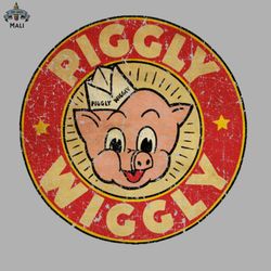 Vintage Red Piggly Wiggly Sublimation PNG Download