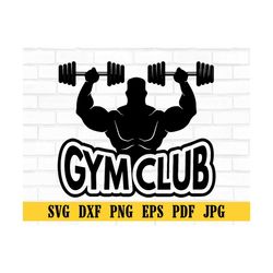 Gym Club svg, Bodybuilder Svg  , Muscle Man Png , Gym , Bodybuilding Clipart , Bodybuilder Shirt Design , Sublimation De