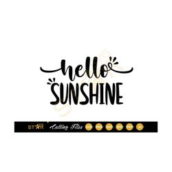Hello Sunshine svg, Sunshine svg, Beach Lake Summer Vacation SVG, Digital Download, SVG, Cricut SVG, Cameo Silhouette