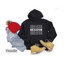 Hoodie Sweatshirt, Realtor Hooded Sweatshirt, Real Estate Sweatshirts, Real Estate Agent Sweater, Licensed To Sell Tee,