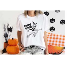 Halloween Sweatshirt, Witch Sweatshirt, Witches Be Crazy, Fall Sweatshirt, Halloween Pullover, Cute Halloween Sweatshirt