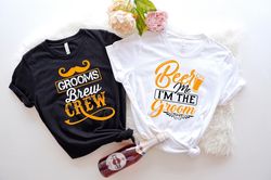 Bachelor Party Groom's Brew Crew And Beer Me I'm The Groom Shirts, Groom Squad Shirt,bachelor Gift,groom Crew,groomsman