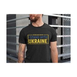 I Stand With Ukraine T-shirt Unisex, Ukraine shirt, ukraine flag, Ukrainian flag, I Support Ukraine Shirt, Ukraine tshir