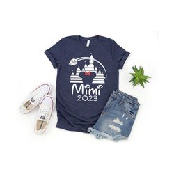Mimi Mouse Shirt, Grandma mouse shirt, Disney family shirt, women's Disney shirt, Disney grandma shirt, Disneyworld shir