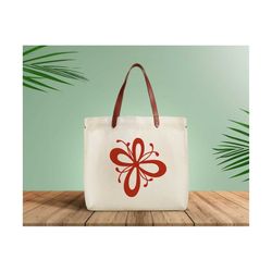 Butterfly Tote Bag Svg, Butterfly Shirt Svg, Cricut SVG, Cameo Silhouette