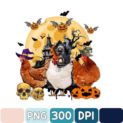 Halloween Chick Or Treat Pumpkin Chicken Png, Chickens Png Sublimation Design, Halloween Chickens Png, Halloween Spooky