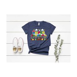 Super Grandma Shirt, Super Daddio Shirt - Funny Grandma T-shirt, Mother's Day Shirt, New grandma shirt, Super Mommio Shi
