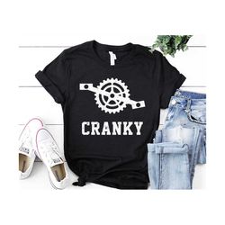 cranky t-shirt unisex , funny bike shirt, cycling shirt, bike lover gift, cyclist clothes, bmx, mountain bike, cycling r