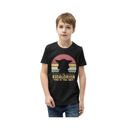 Kidalorian Shirt, Kidalorian T-Shirt, Funny Kids Shirt, Shirts for Kids, The Mandalorian, Dadalorian shirt, Matching Fam