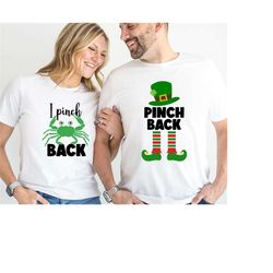 I Pinch Back Shirt, St. Patrick's Day Shirt, Cute St. Patrick's Day Shirt, St Patrick's Shirt, Leprechaun Hat Shirt, She