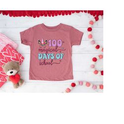 100th Day Of School Shirt, Unicorn Shirt, 100th Day Celebration Shirt, Gift For Teacher, Cute Unicorn Shirt,100th magica