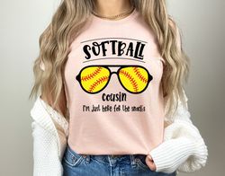 softball cousin shirt, softball t-shirt, softball shirt, distressed baseball shirt, softball shirt, baseball shirt, i'm