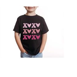 XOXO Shirt,Valentine's Day Shirt,Valentine's Day Gift for kids,Happy Valentines Day Shirt,Valentine Day Outfit,Kids Outf