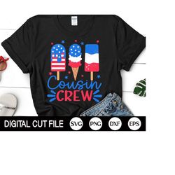 American Cousin Crew SVG, 4th of July Svg, Fourth of July Svg, Patriotic, 4th July Matching Shirt, American Family Png,