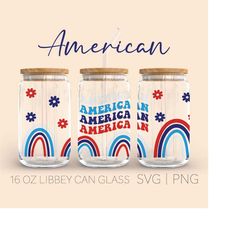American Libbey Can Glass Svg, 16 Oz Can Glass, July 4th Svg, Independence day, Beer Can Glass, Libbey Glass Svg, Beer C