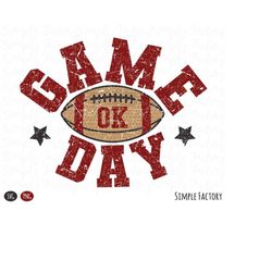 Retro Game Day Png, Game Day Png, Game Day Svg, Football Png, Vintage Game Day Sublimation. Svg & Png