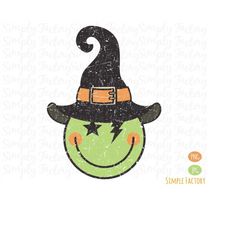 Retro Spooky Halloween Witch Png, Cute Hippie Witch Png, Halloween Witch Png, Vintage Happy Halloween Spooky Witch Subli
