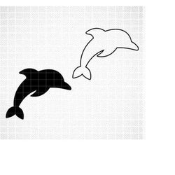 DOLPHIN SVG, Dolphin png, Dolphin Silhouette SVG, Dolphin Clipart