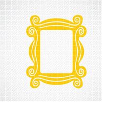 Picture Frame SVG, Yellow Picture Frame SVG, Door Picture Frame SVG