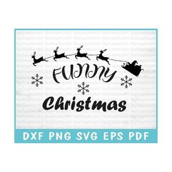 Funny Christmas SVG Cut File for Cricut, Holiday Humor SVG, Jingle Bells Svg, Joyful Christmas Svg, Funny Holiday SVG, M