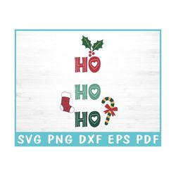 Ho Ho Ho SVG, Svg Files for Cricut, Christmas Shirt SVG, Christmas Gift, Christmas Clipart, Grinch SVG, Snowflakes Svg,