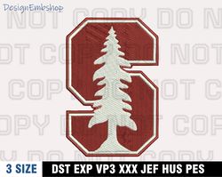 stanford cardinal embroidery designs, ncaa machine embroidery design, machine embroidery pattern
