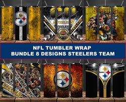 Steelers Tumbler Wrap , Football Tumbler Png ,Nfl Tumbler Wrap
