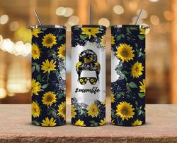 Mother's Day Tumbler Wrap, Mom Tumbler Png 07